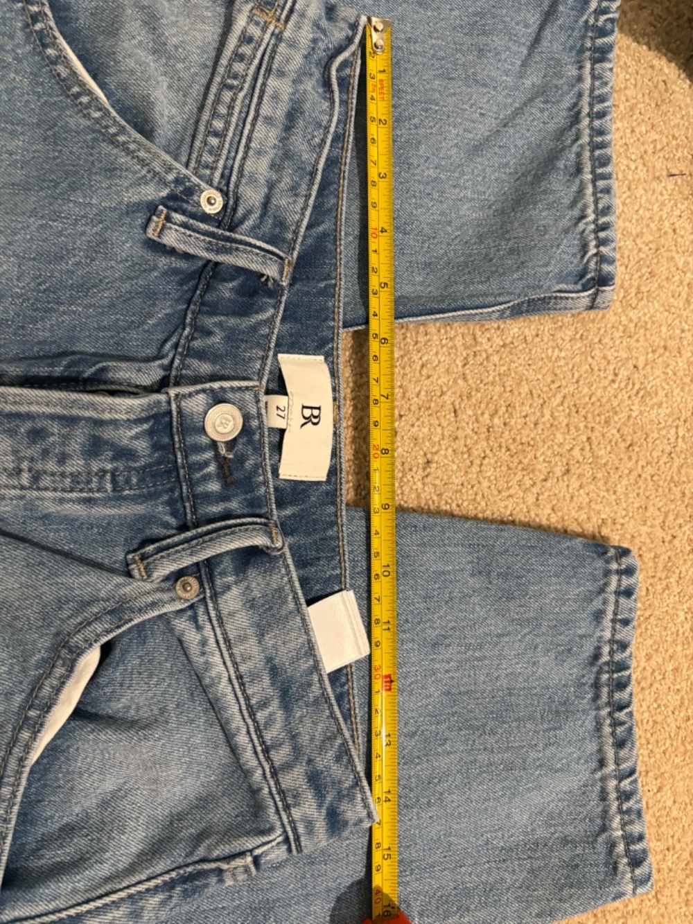 Banana Republic High Rise  Jeans - Classic Blue - Picture 8 of 11